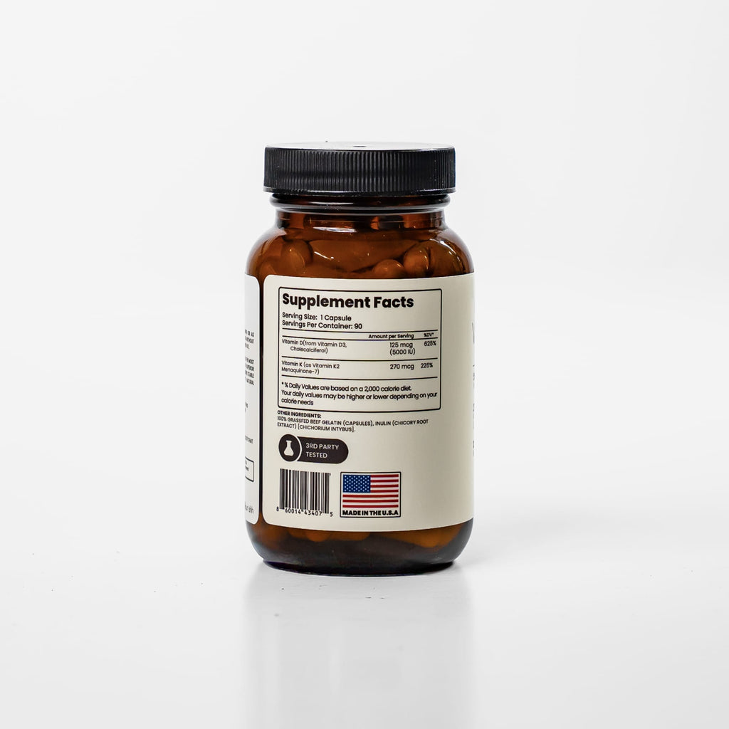 Vitamin D3 + K2 Capsules