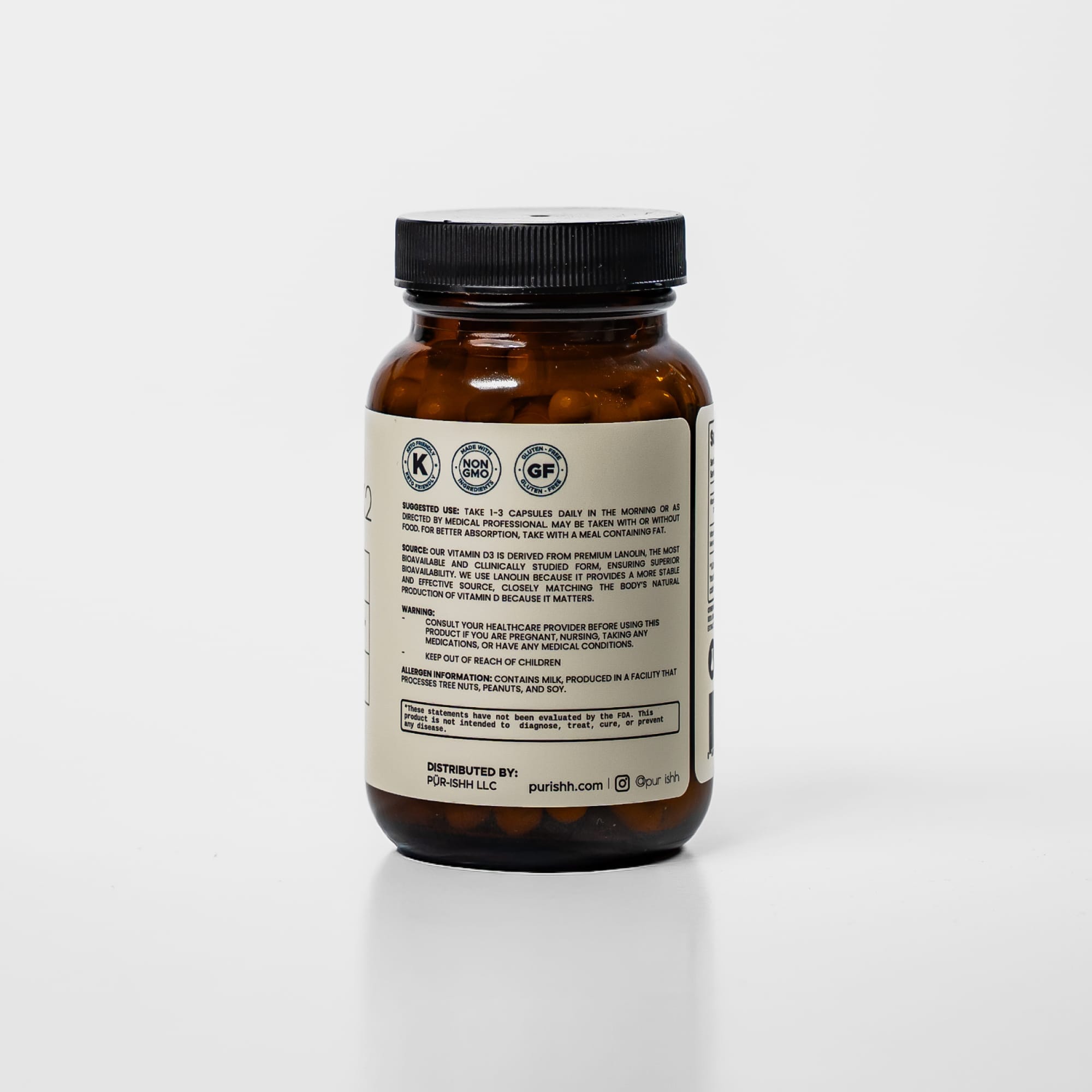 Vitamin D3 + K2 Capsules