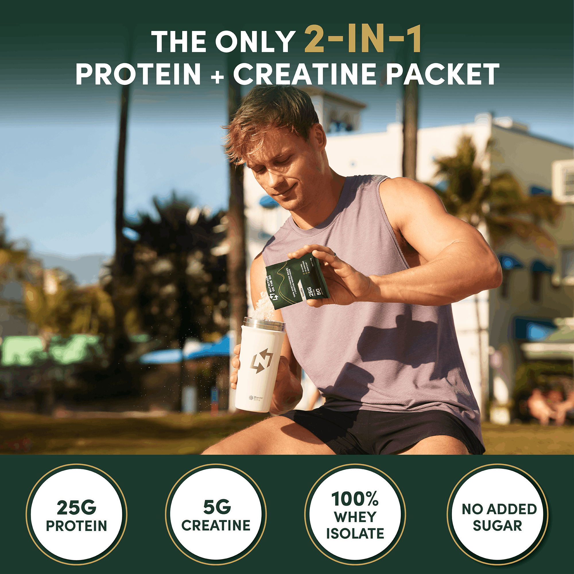 Protein + Creatine Travel Packets