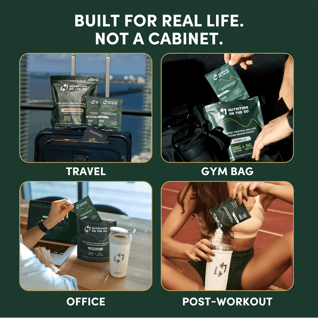 Protein + Creatine Travel Packets