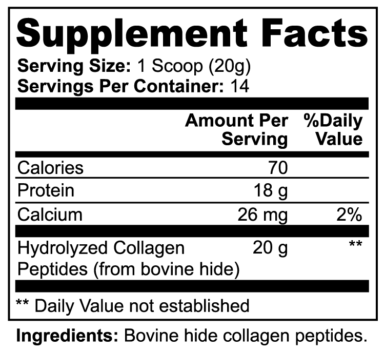 Grass-Fed Hydrolyzed Collagen