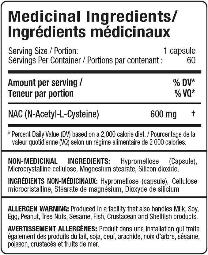 NAC Antioxidant Support