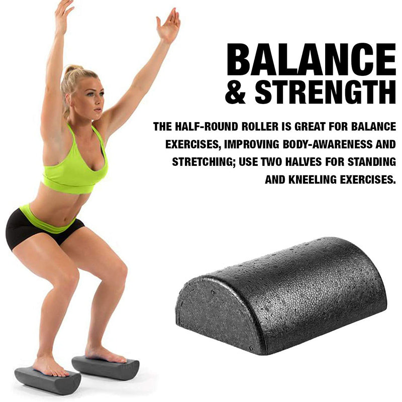 Yoga Foam Roller EPP Semi-circular Smooth Fitness Equipment
