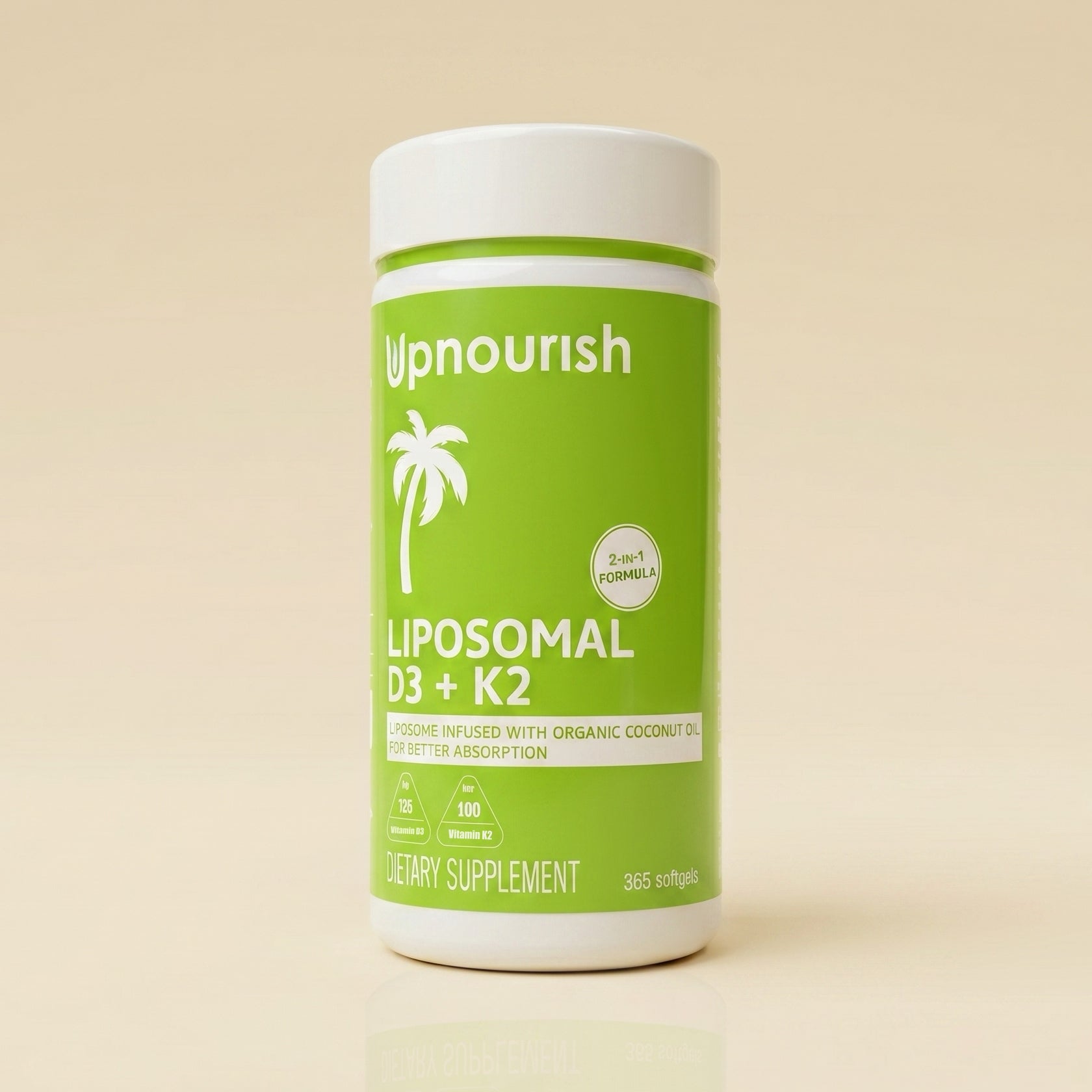 High-Absorption Vitamin D3 + K2