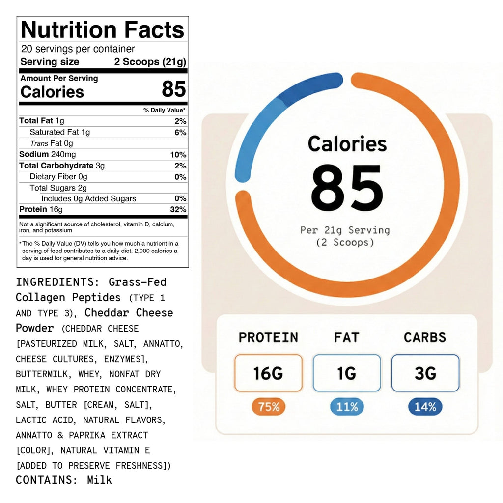 Collagen + Protein – Cheese