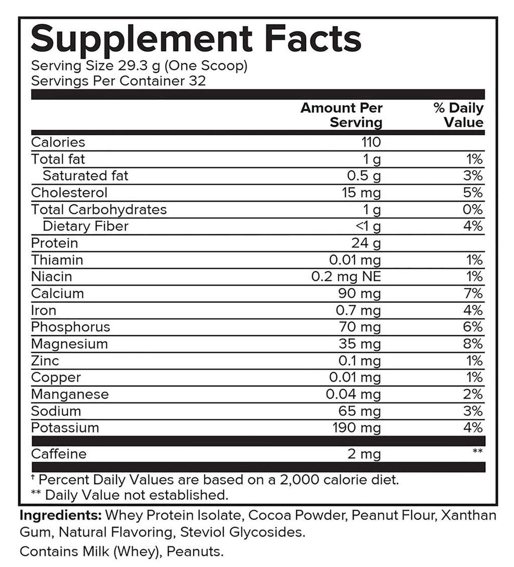 Whey Isolate – Peanut Butter Cup