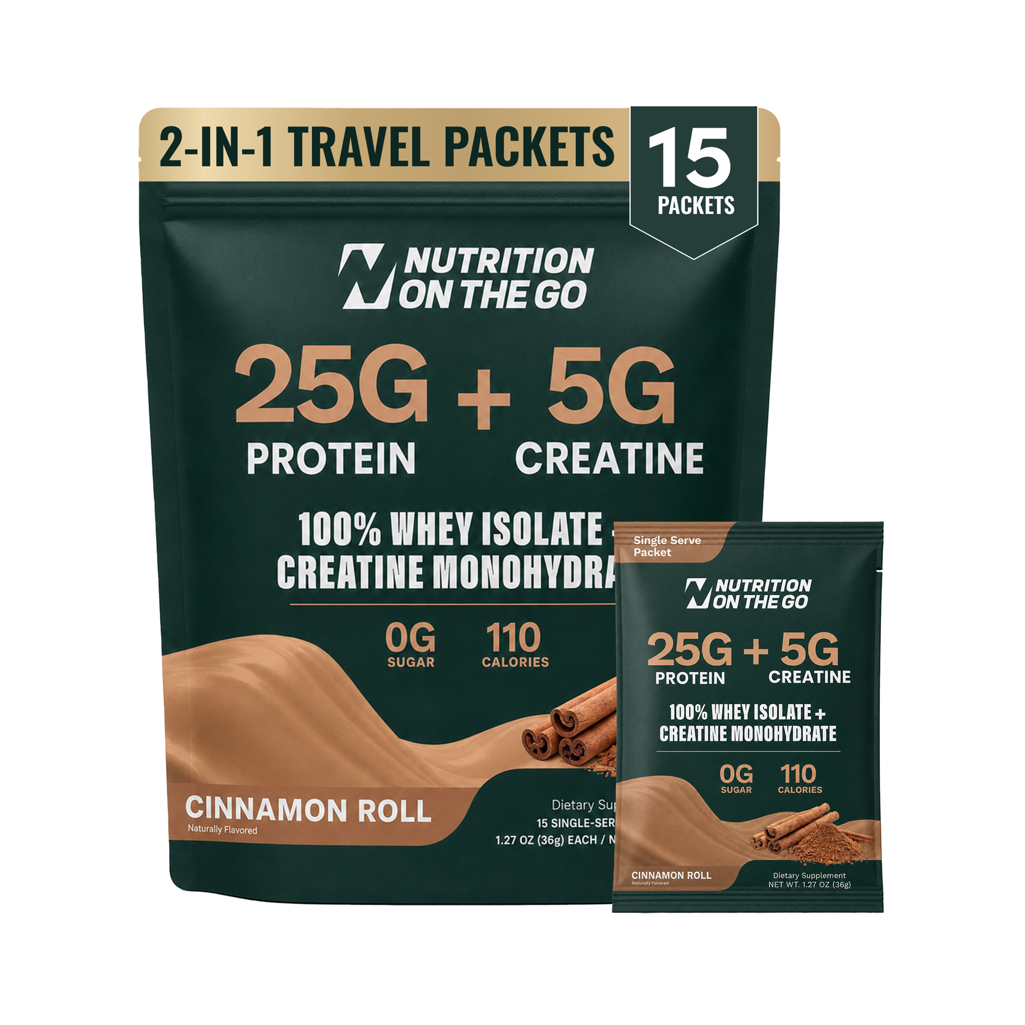 Protein + Creatine Travel Packets