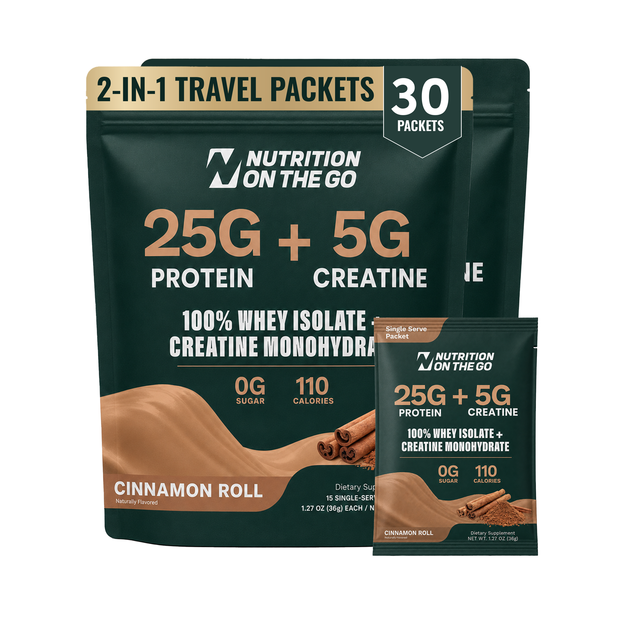 Protein + Creatine Travel Packets