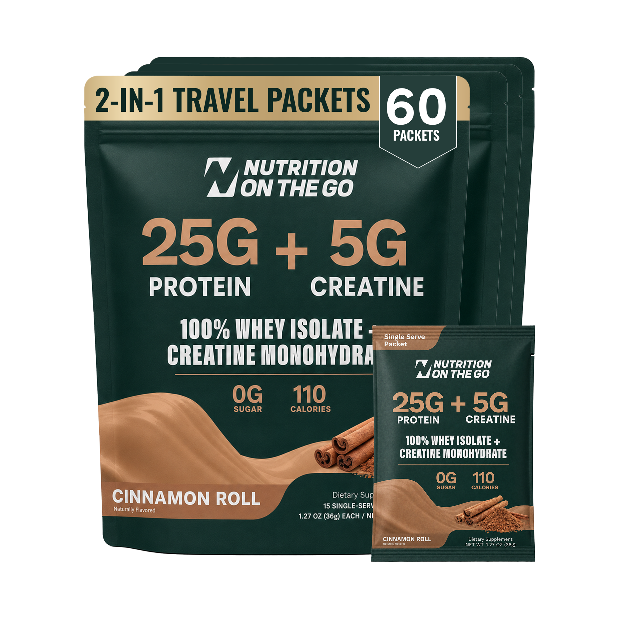 Protein + Creatine Travel Packets