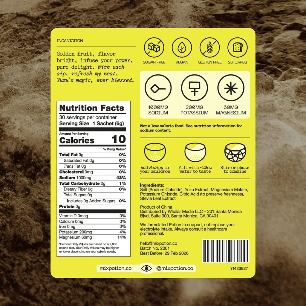 Electrolyte Powder – Yuzu