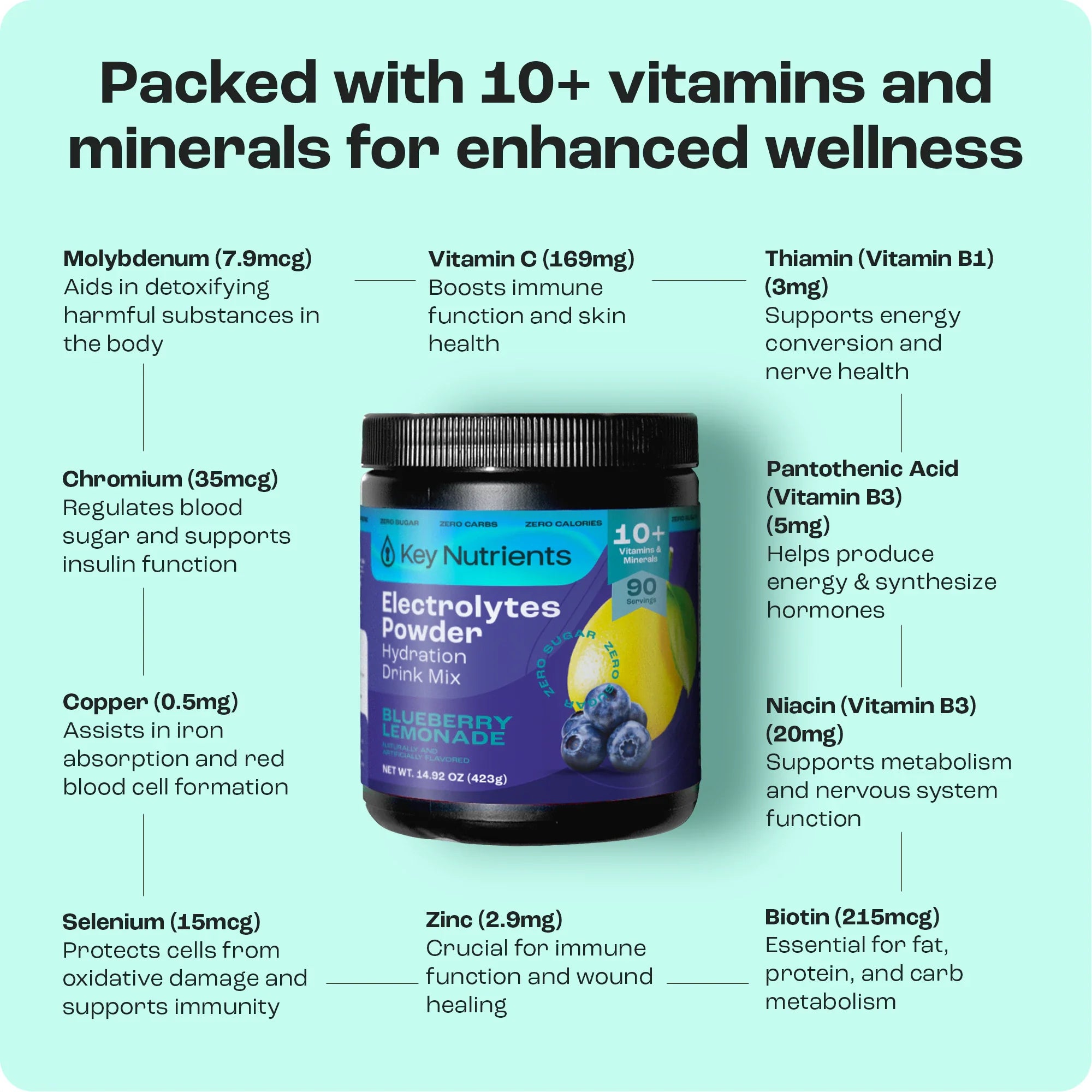 Sugar-Free Electrolyte Recovery Powder