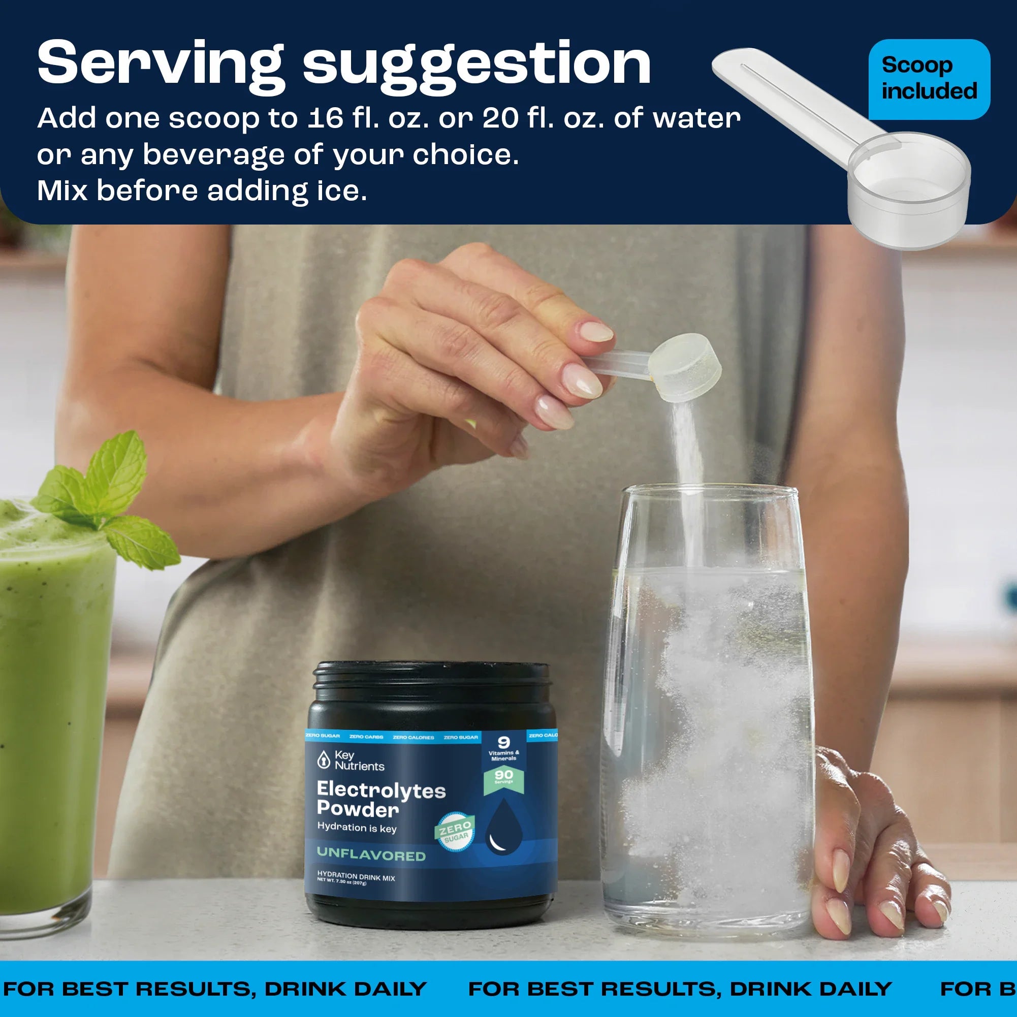 Sugar-Free Electrolyte Recovery Powder