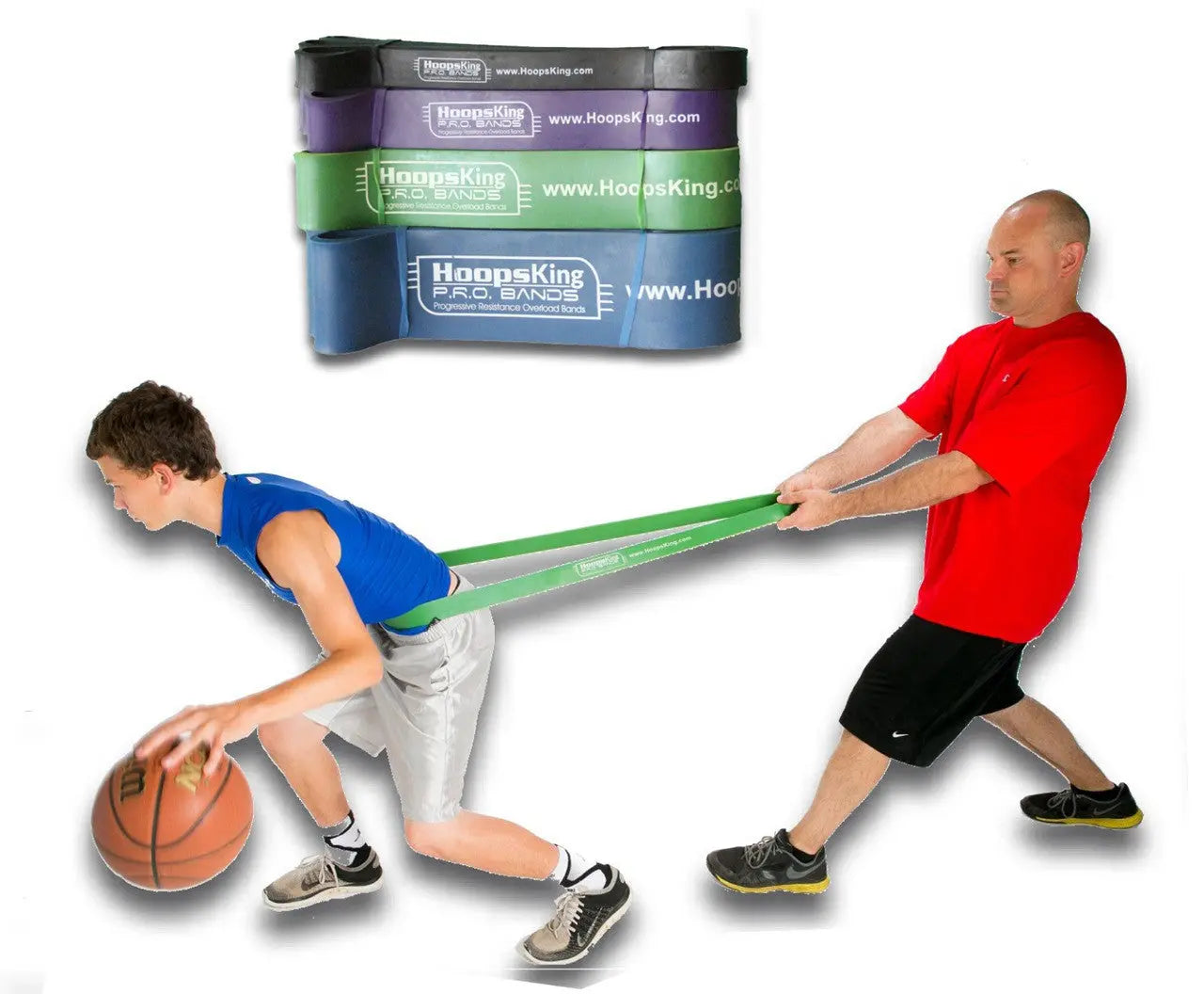 P.R.O. Bands Basketball Resistance Training Bands for Streng