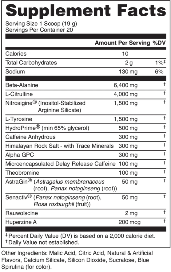 High-Stim Pre-Workout