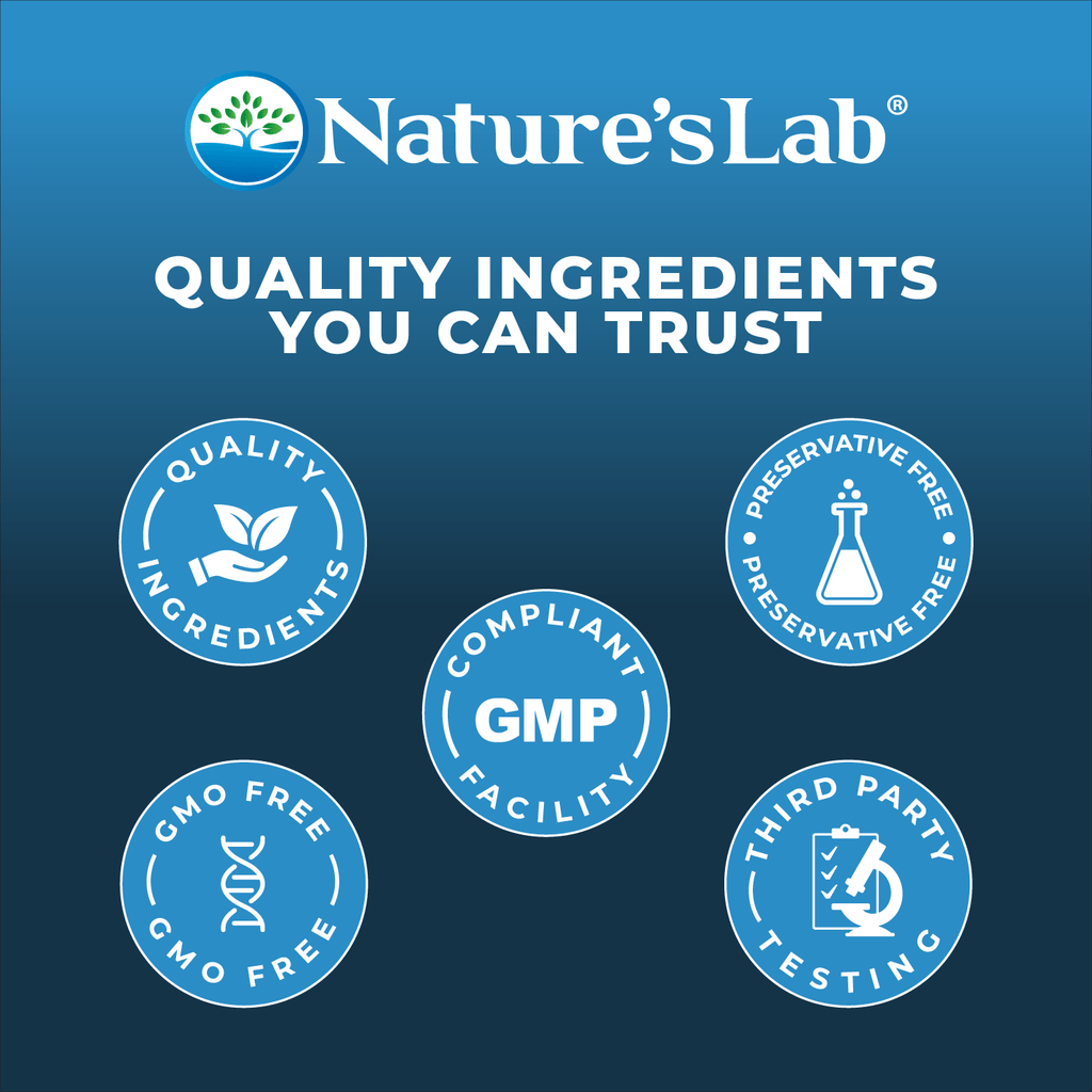 Nature's Lab L-Theanine 200 mg - 60 Capsules